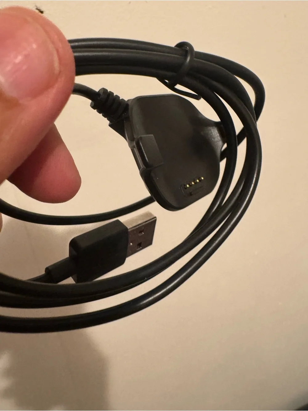 Black VR/AR Accessory Charging & Data Cable (Brand Unspecified)